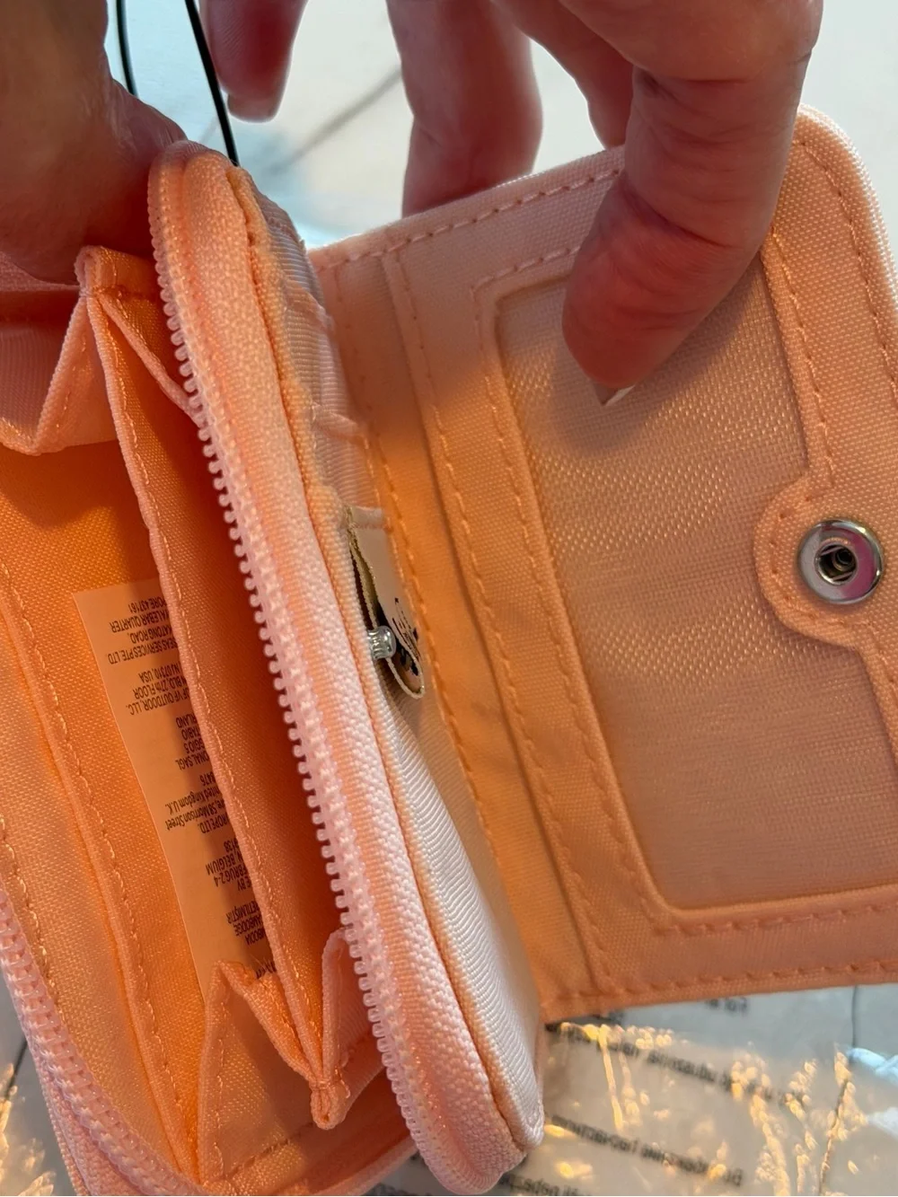 Kipling Tops Pink Sands Zip Wallet
